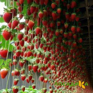 Клубника ампельная Анастасия купить по цене от 370р. в интернет-магазине «Посадика» с доставкой почтой в в Верхняя Пышмае и по всей России – [изображение №1].