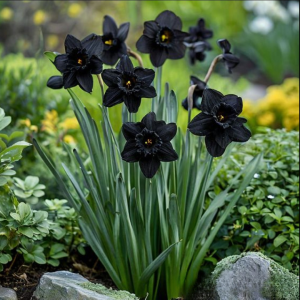 Нарцисс Тень Королевы купить по цене от 500р. в интернет-магазине «Посадика» с доставкой почтой в в Верхняя Пышмае и по всей России – [изображение №1].